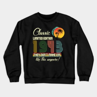 11th Birthday Gifts for Men Vintage Crewneck Sweatshirt